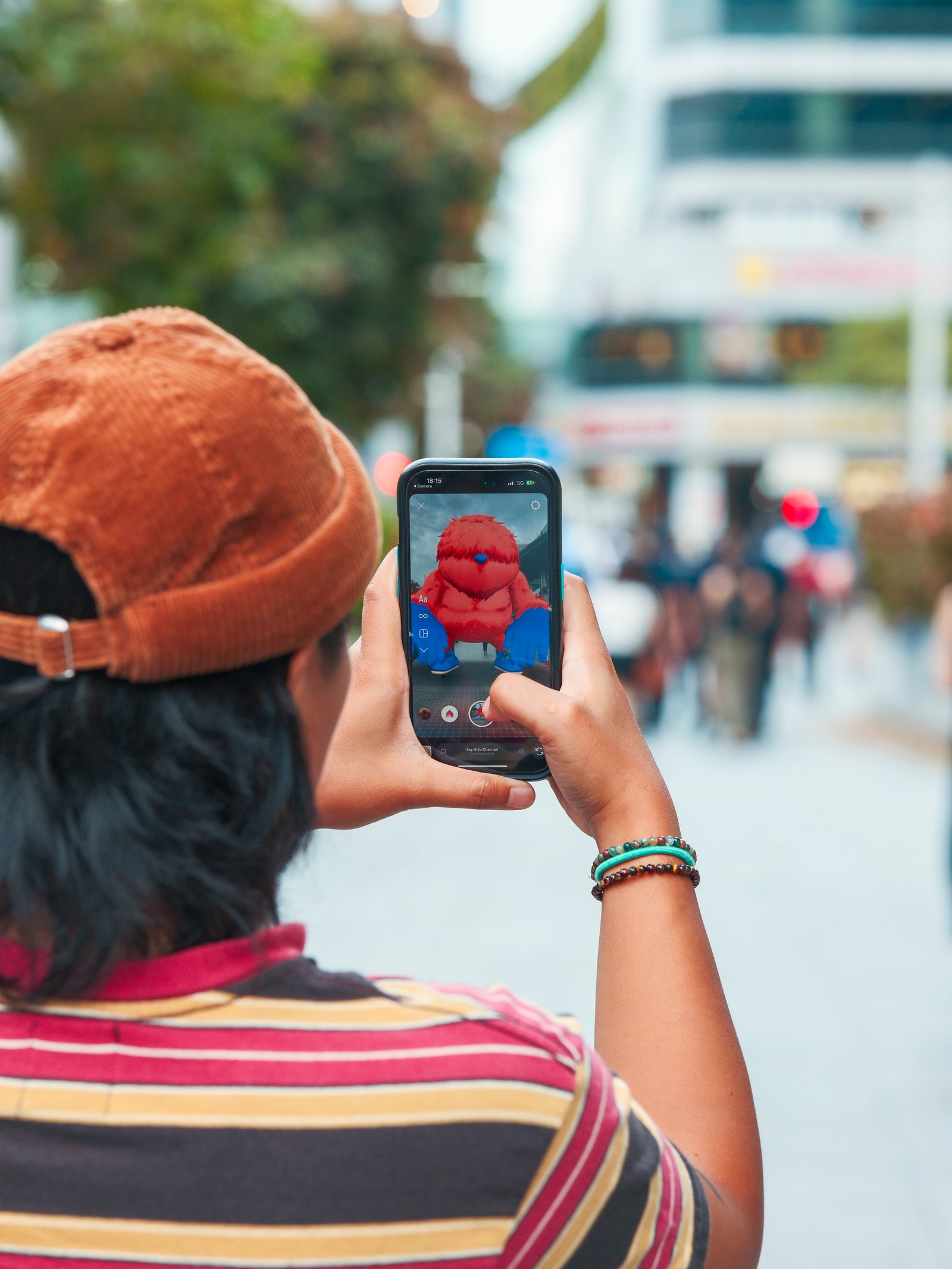 Re-Route Festival AR Monster